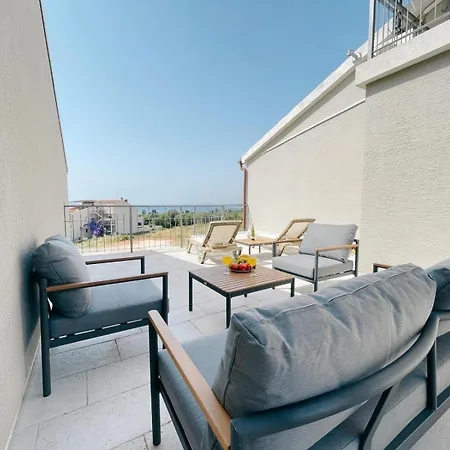 Caramel Comforts With Sea View In Stinjan Only 300 M From The Beach, Free Parking * 普拉