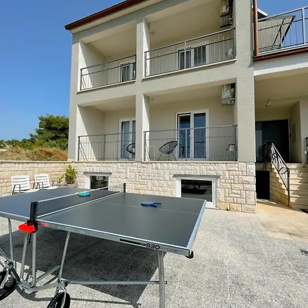 Caramel Comforts With Sea View In Stinjan Only 300 M From The Beach, Free Parking